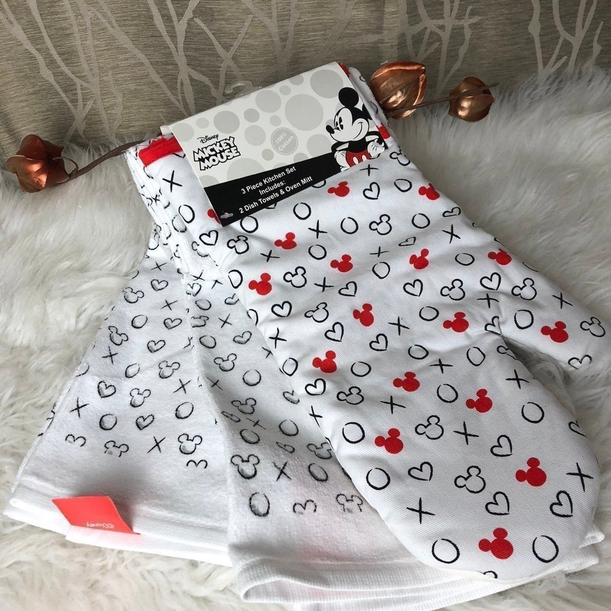 DISNEY DISNEYLAND MICKEY XO HOME HEART LOVE KITCHEN DINE DINNER OVEN HOT