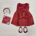 American Girl Rosy Red Dress New in Box