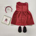 American Girl Rosy Red Dress New in Box