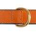 BLUE LEATHER DOG COLLAR
