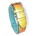 BLUE LEATHER DOG COLLAR