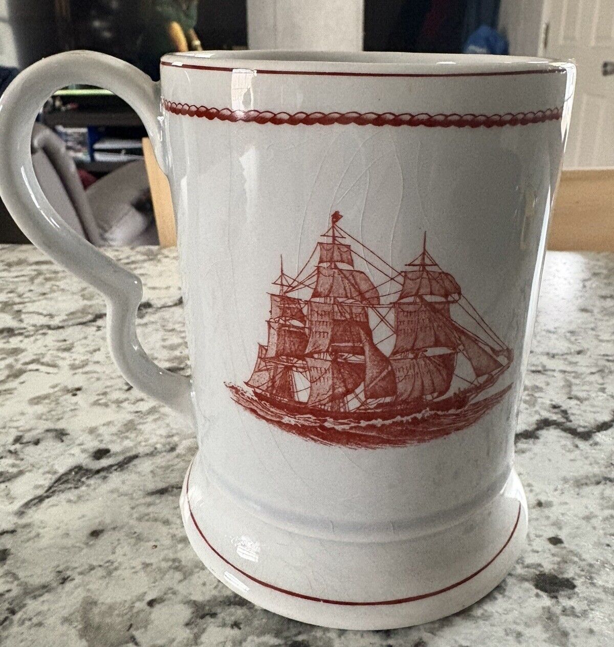 Wedgwood Georgetown Collection Flying Cloud Tankard - Nautical Ship
