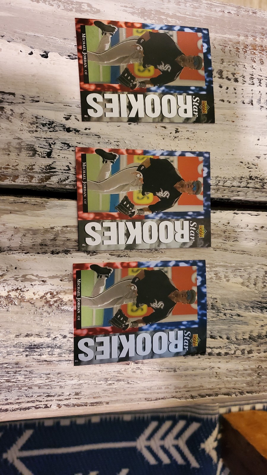 Upper Deck Michael Jordan number 19 All Star rookie card lot of 3