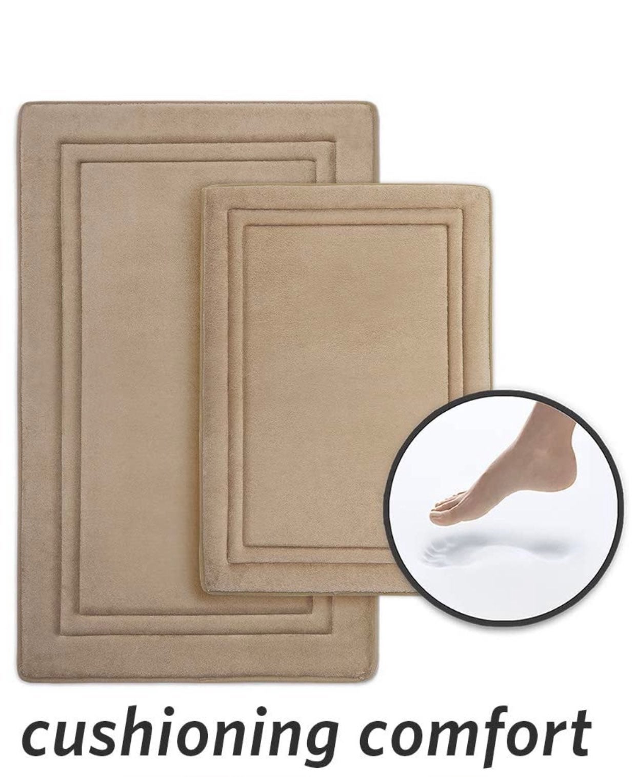 Micro dry bath mats