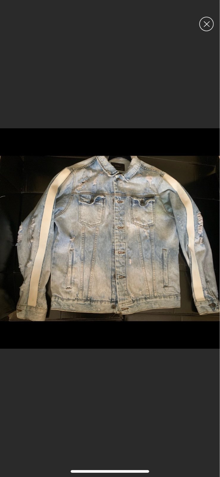 Zara denim jacket sz M