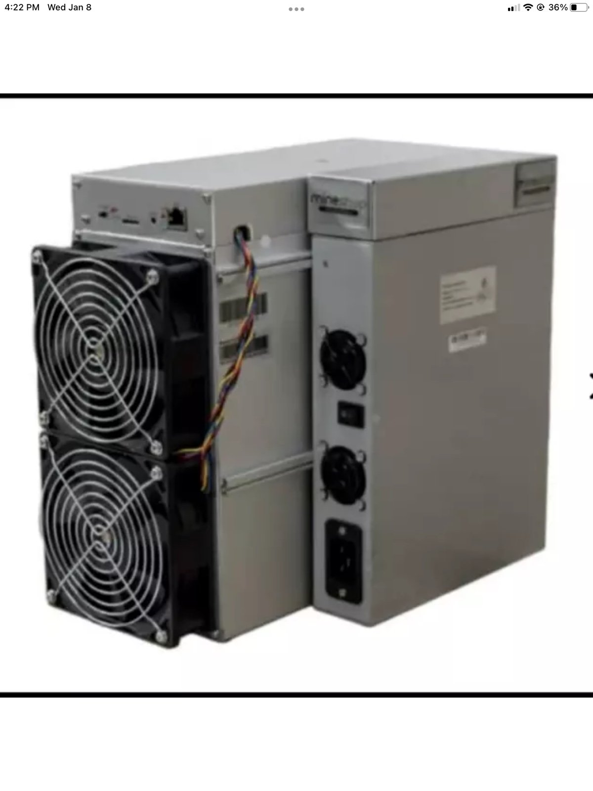 IceRiver KS3M 6TH/s Kaspa ASIC Miner w/ Power | On Hand, 99% Rated US Seller