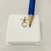 Real Diamond Pendant 10K Gold Initial C