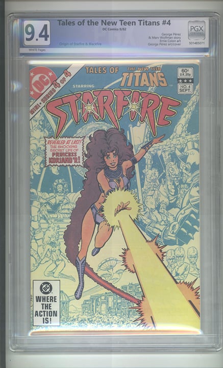 Tales of the New Teen Titans #4 PGX 9.4