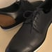 Zanzara men navy leather oxford shoes US 13