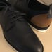 Zanzara men navy leather oxford shoes US 13