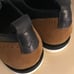 Zanzara men navy leather oxford shoes US 13
