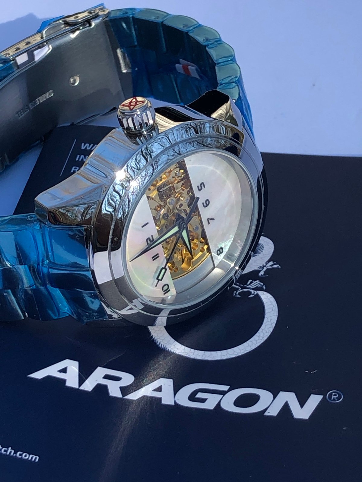Horizon Skeleton Automatic Watch by Aragon
