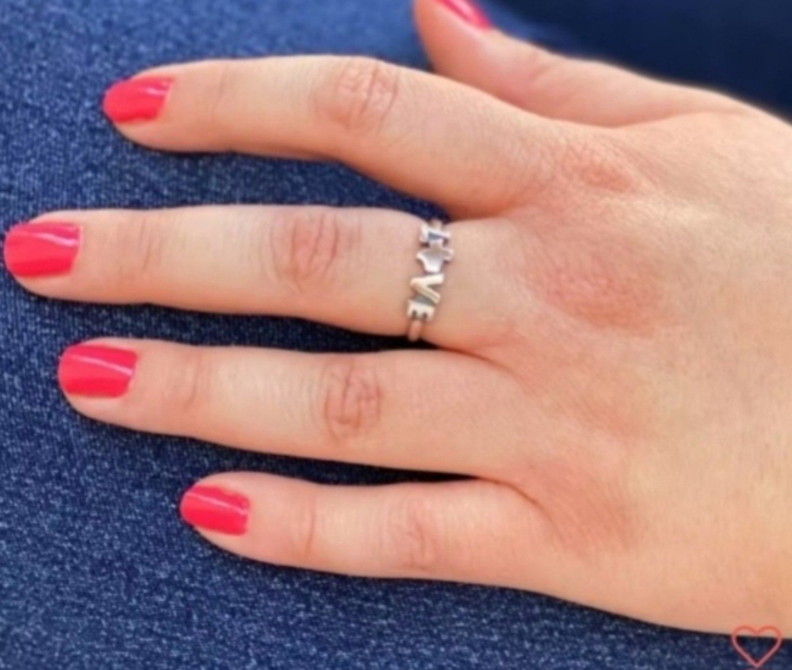 Retired James Avery Texas Love Ring, size 8.75? PLEASE SEE ALL PICS