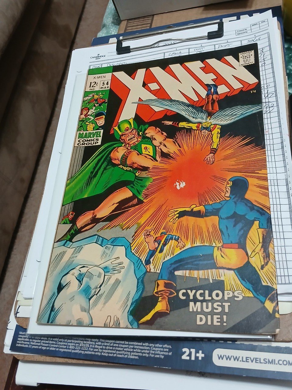 Uncanny Xmen #54 Key issue