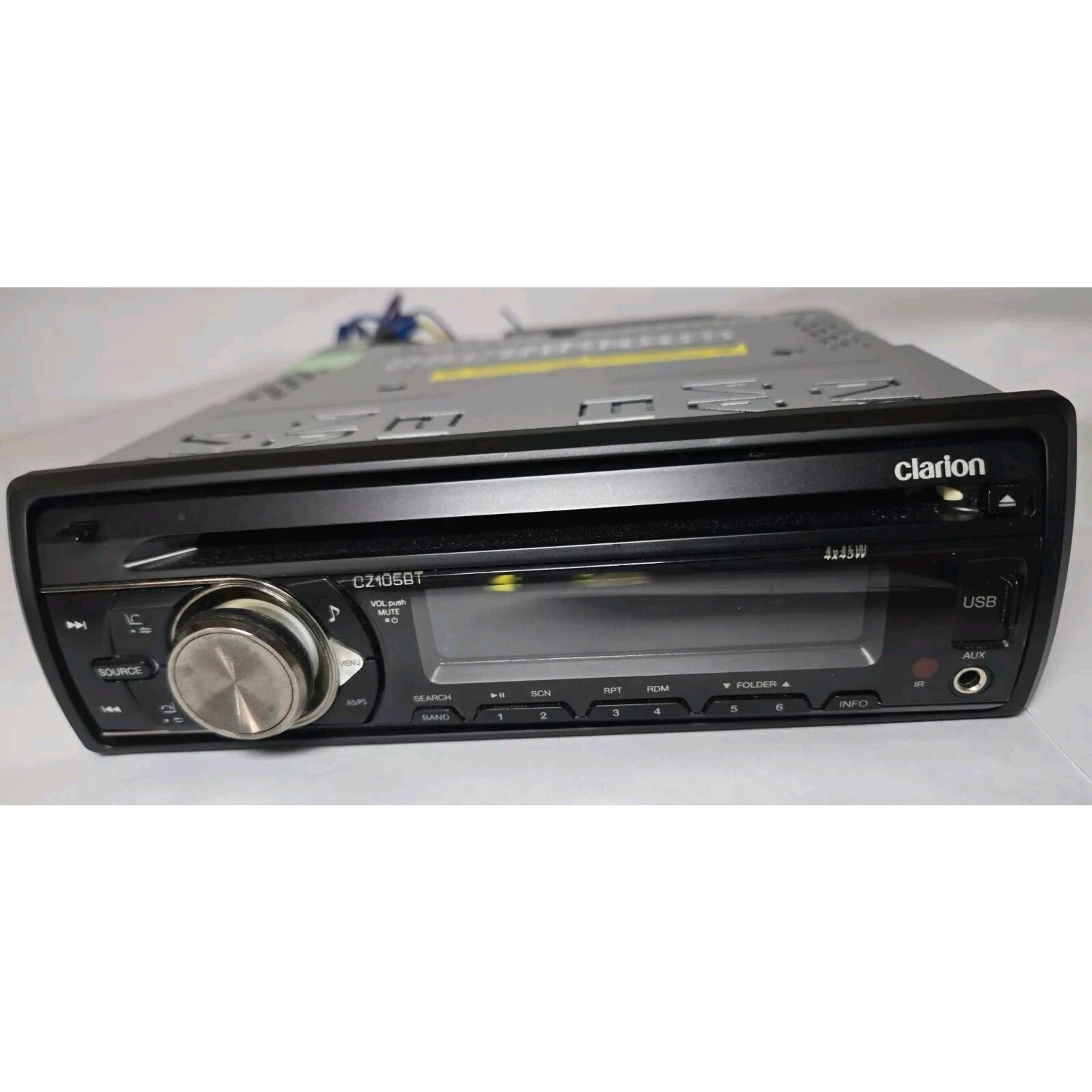 Clarion CZ105BT Car Stereo -Replacement Stereo - Clean - Untested