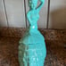 Fiestaware Dancing Lady Cookie Jar Turquoise