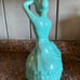 Fiestaware Dancing Lady Cookie Jar Turquoise