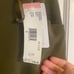 NWT Jones New York Olive Green 100% Silk Skirt Women's Size 4 Pockets.