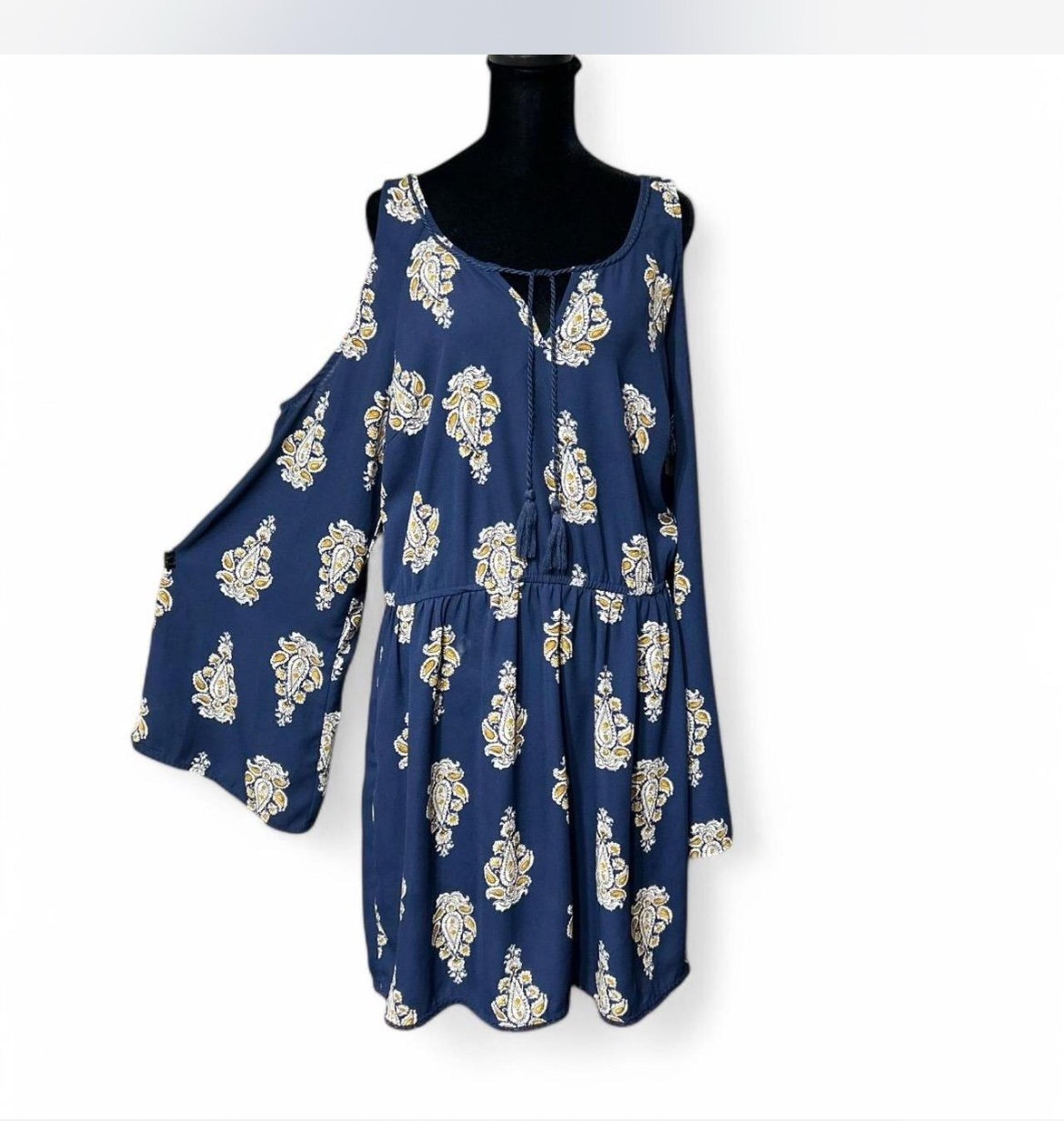 XHILARATION blue floral women’s dress xxl