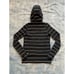 LululemonBlack White Stripe Stride Hooded Jacket Size 8
