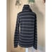 LululemonBlack White Stripe Stride Hooded Jacket Size 8
