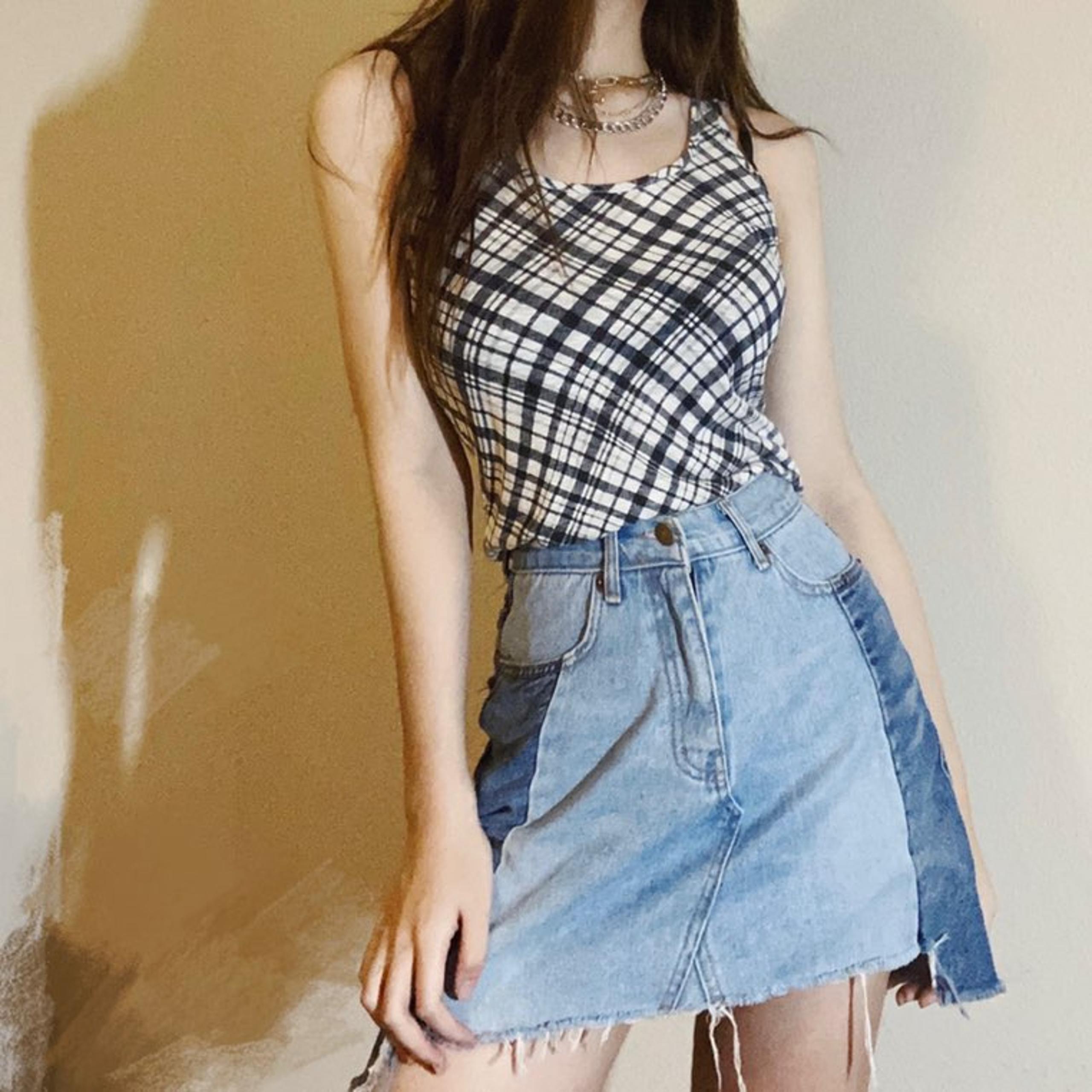 Vanity boho scoop neck sleeveless top