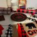 Buffalo plaid first birthday bundle