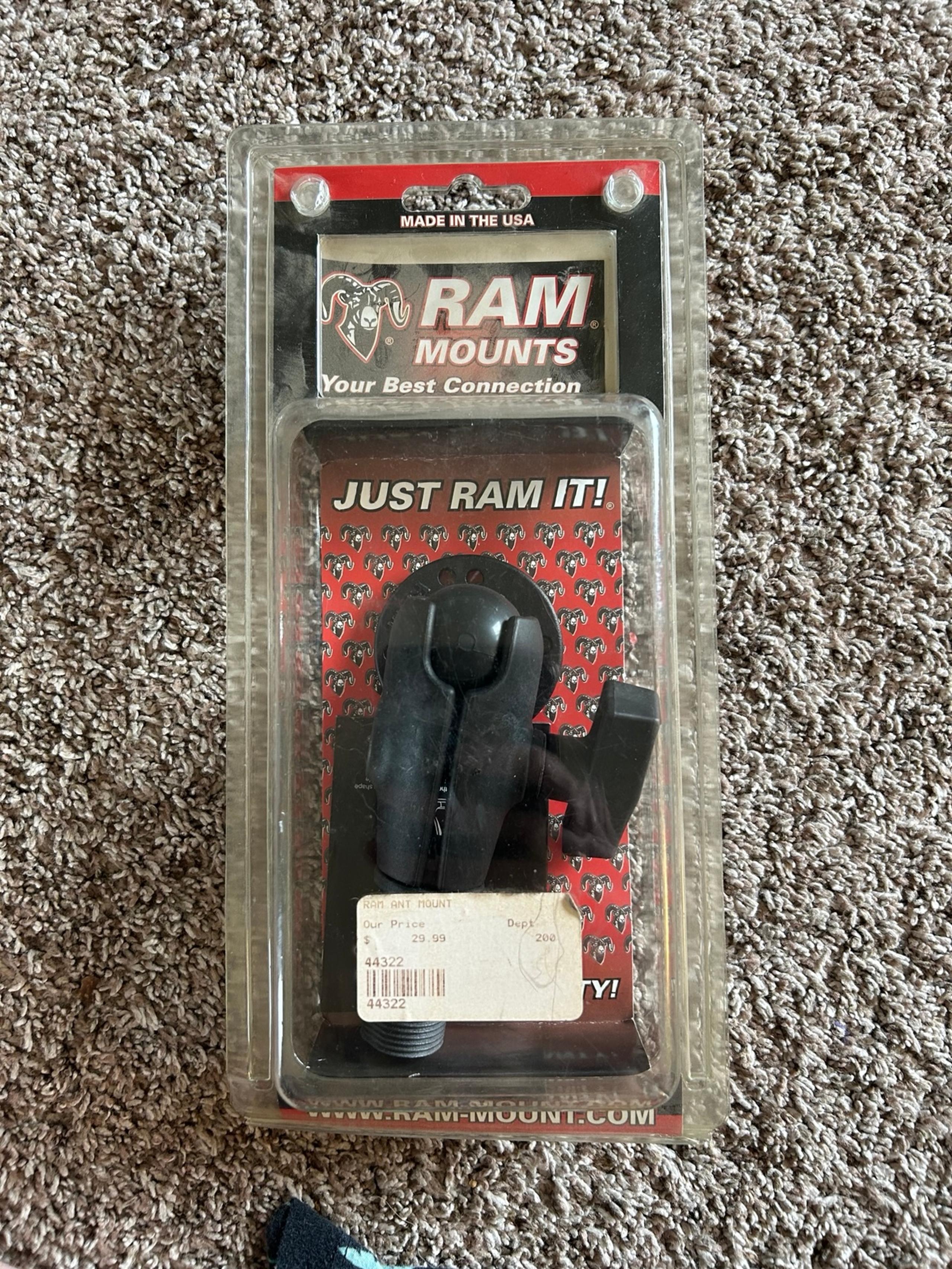 RAM VHF Antenna Mount with 1”-14 Threaded Post Brand New