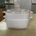 Stackable Ceramic Casserole Dish with glass lid