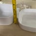 Stackable Ceramic Casserole Dish with glass lid