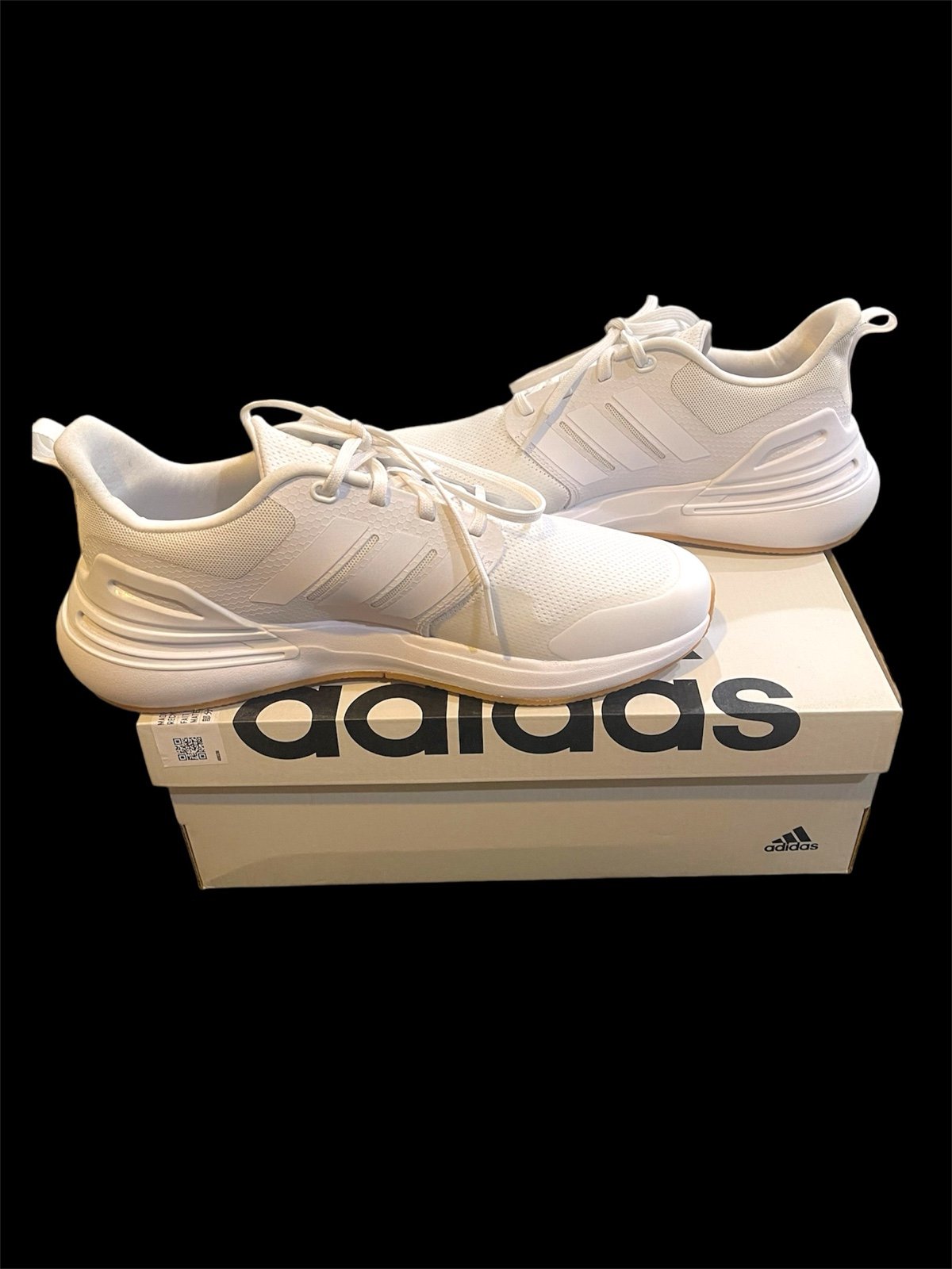 Adidas Kids Size 6Y Rapidasport K White Running Athletic Shoe New in Box