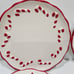 Christmas Candy Cane Ceramic Side Salad Plates Set of 4