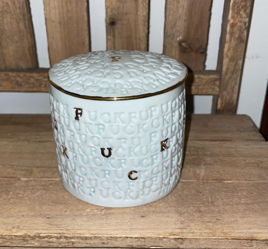 Stepanka handmade Fu@k Canister