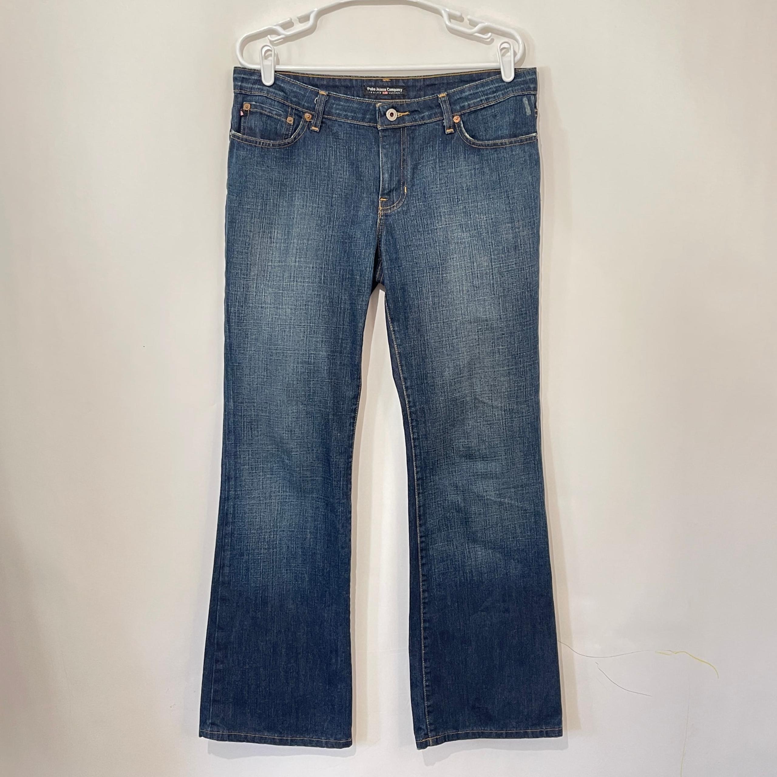 Polo Ralph Lauren Jeans Womens 32x32 Melanie Bootcut Blue Denim Mid Rise Pockets