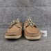Sperry Shoes Womens 7.5 Topsider Boat Deck Leather Two Eye Plaid Preppy Casual