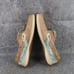Sperry Shoes Womens 7.5 Topsider Boat Deck Leather Two Eye Plaid Preppy Casual