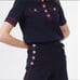 Maje Misla Knit Topstitched Top (1/S)
