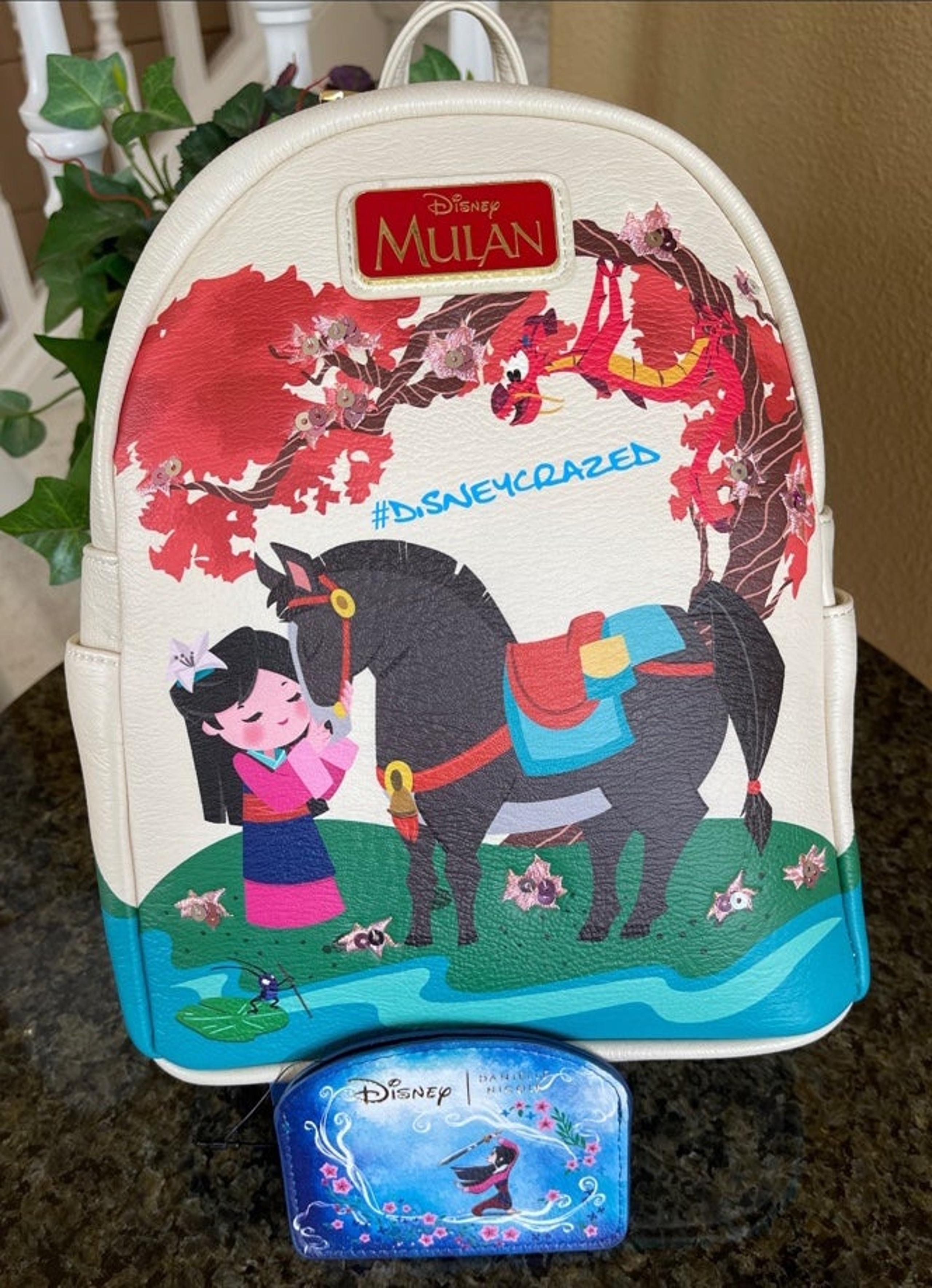 Her Universe Disney Mulan Mini Backpack & Cardholder Set