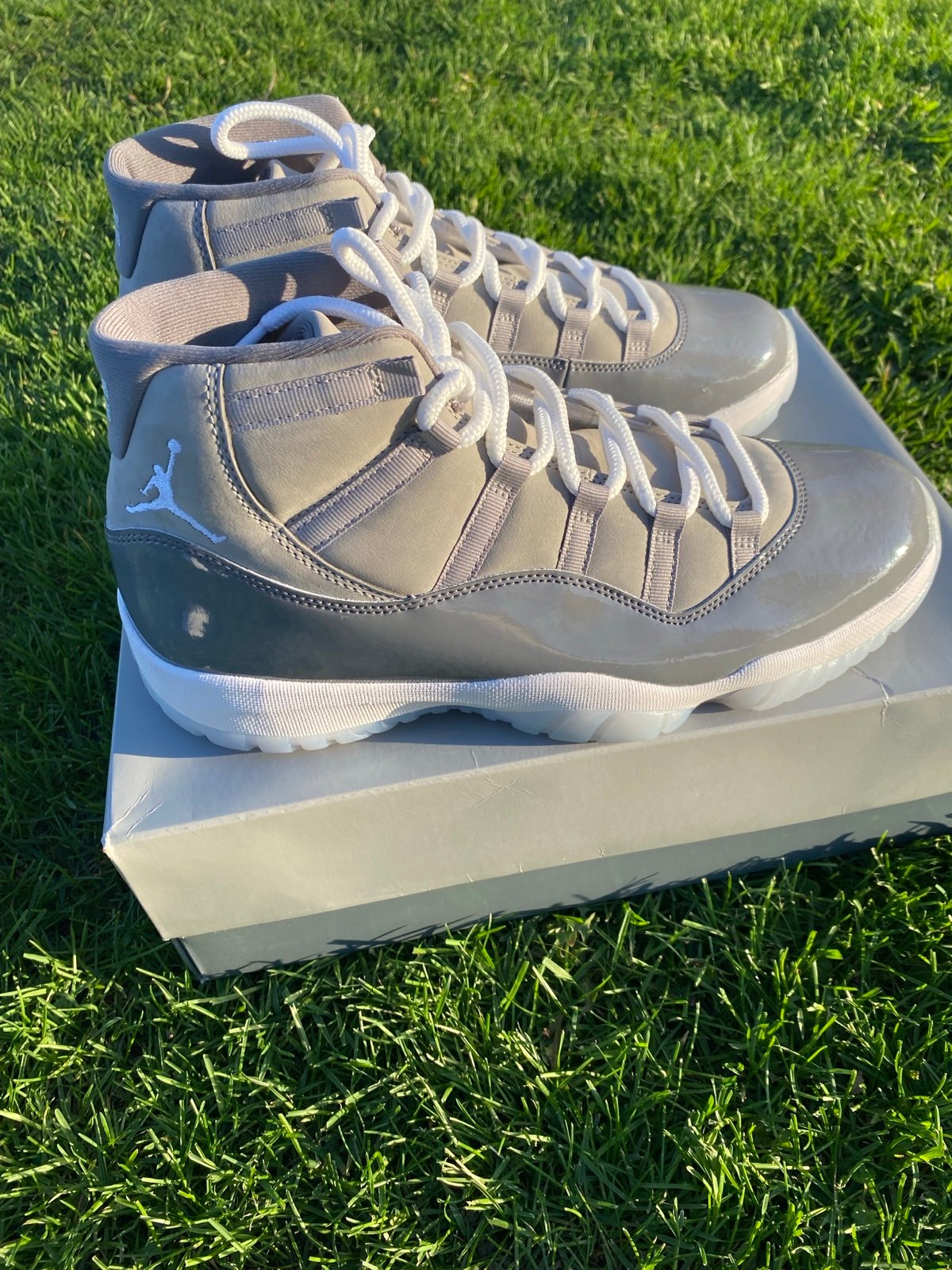 Size 12 air Jordan 11 retro cool grey new