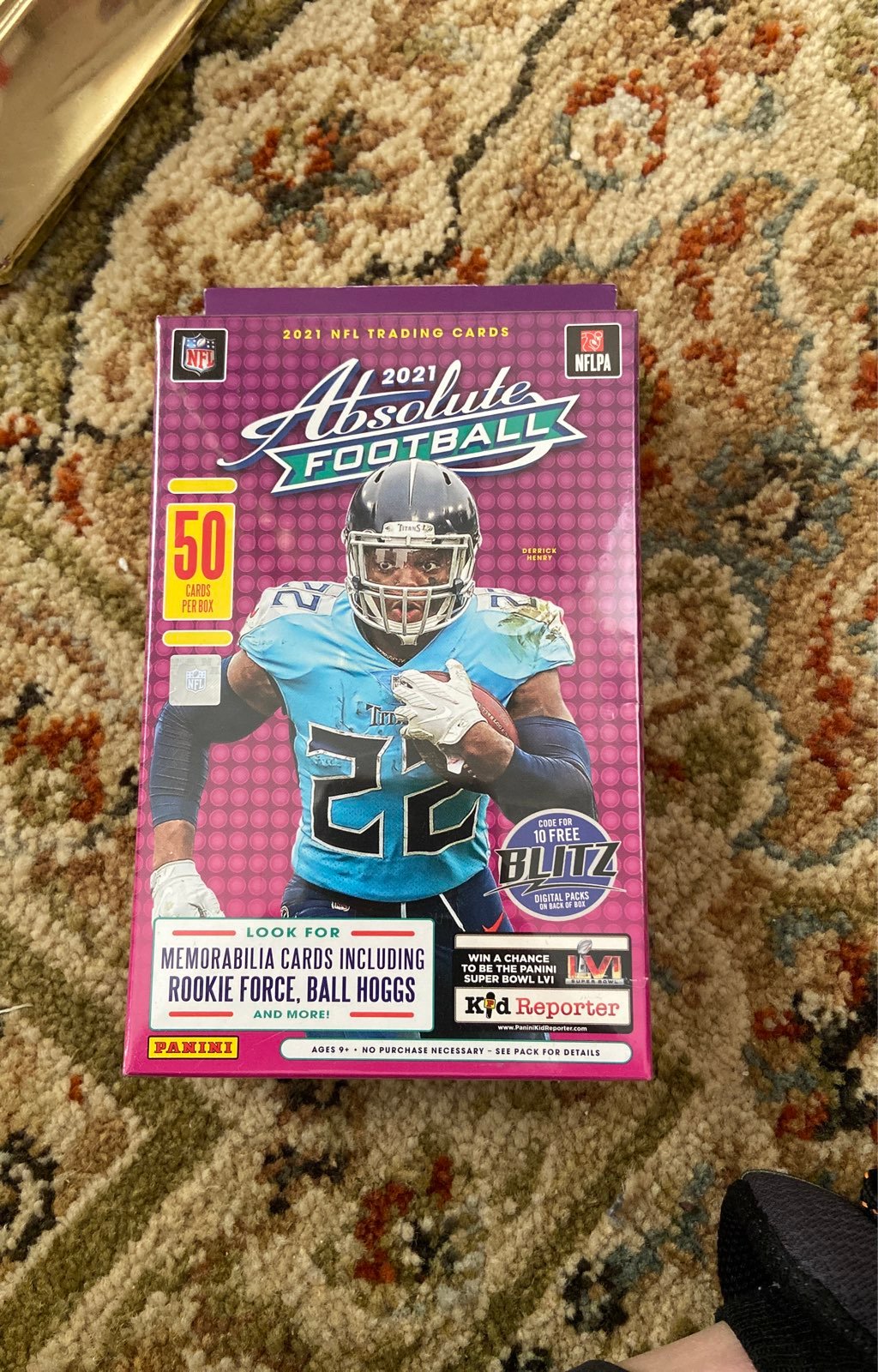 2021 Panini Absolute Football Hanger Box (Blue Parallels!)