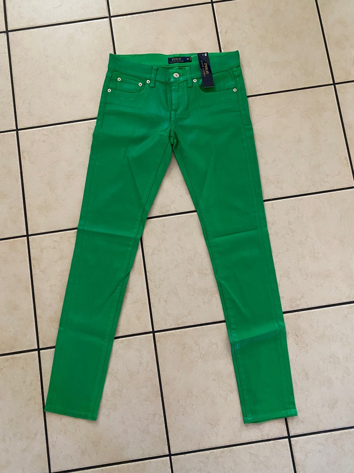 NWT - Polo by Ralph Lauren Green Skinny Jeans