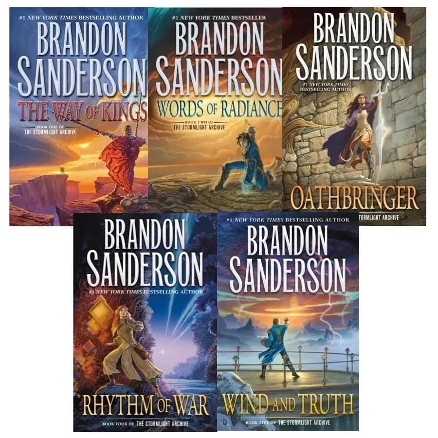 The Stormlight Archive Series by Brandon Sanderson - 5 HARDCOVER SET - NEW
