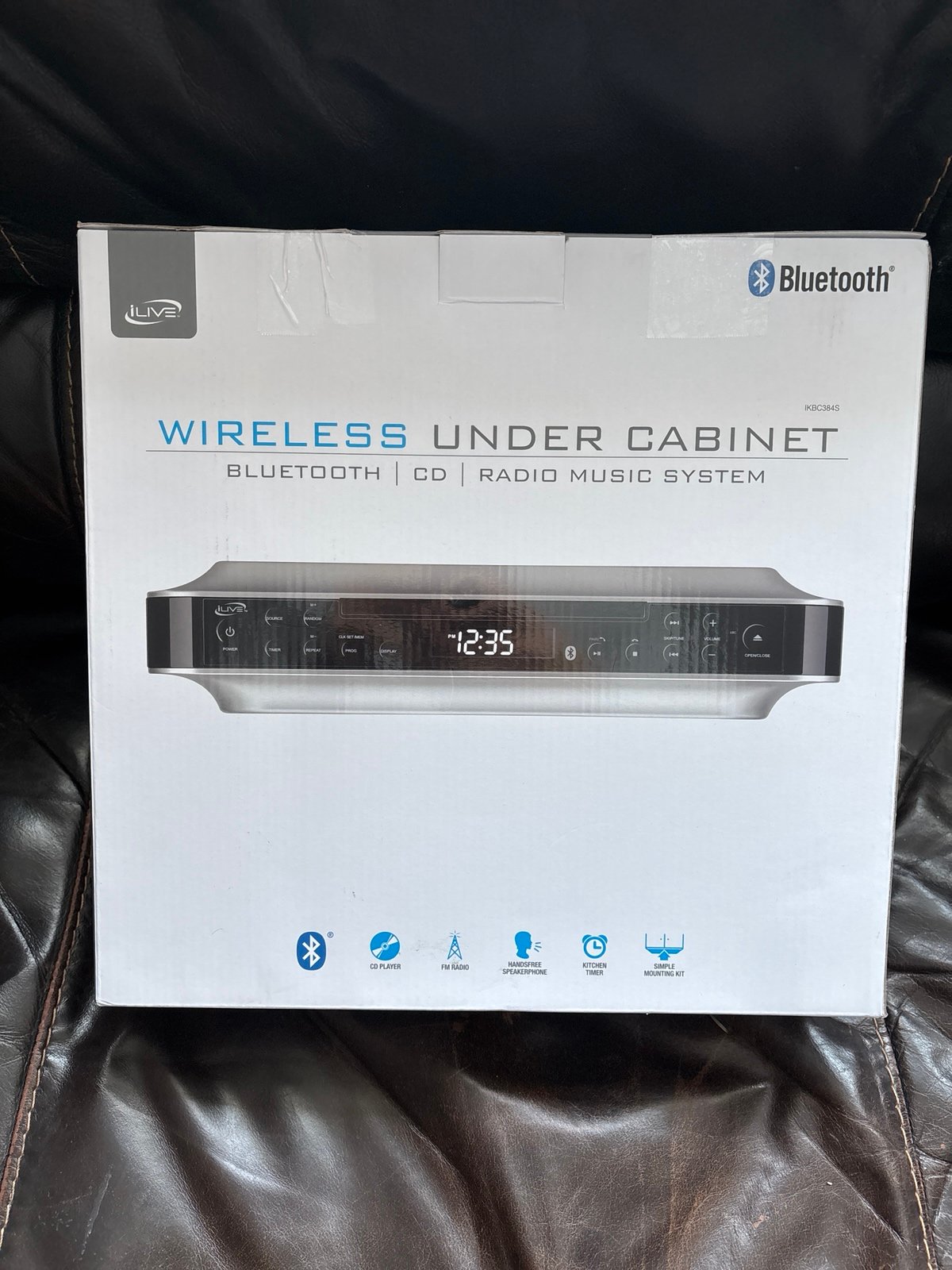 Under cabinet radio