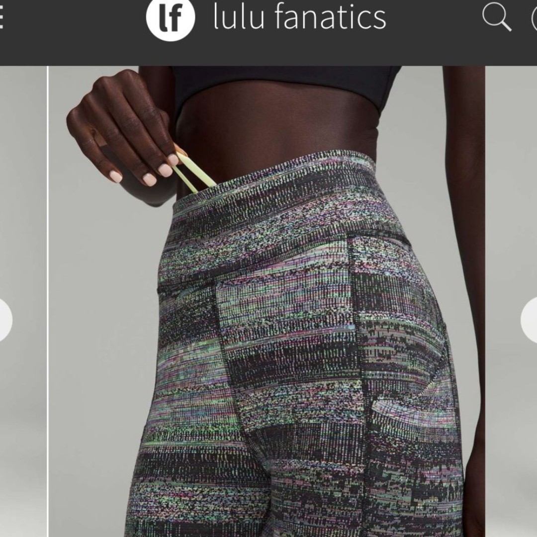 NWT Lululemon lab Jacquard High-Rise Training Tight 28 4 Future Noise Jacquard