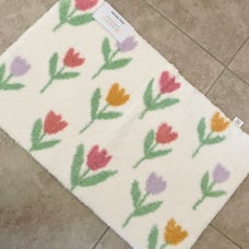 MARTHA STEWART Everyday Floral TULIP Nonslip Bath Rug