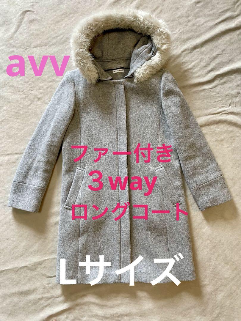 avv 3way Fur-Trimmed Long Coat