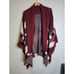 L'Agence Austin Jacquard Wool cape-shaw in Red Aztec Orig 575
