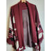 L'Agence Austin Jacquard Wool cape-shaw in Red Aztec Orig 575