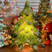 MCM Christmas tree spaghetti lucite light lamp
