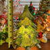 MCM Christmas tree spaghetti lucite light lamp